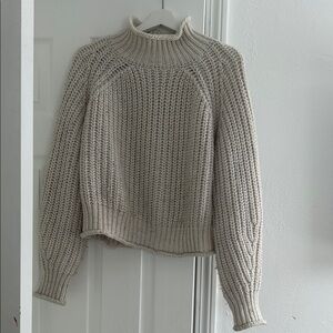 H&M Cream Cowl Neck Sweater
